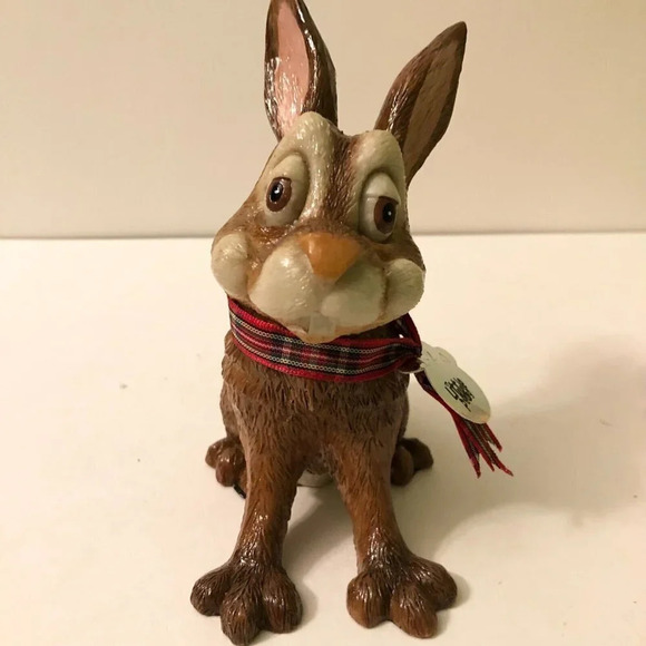 Little Paws Oswald Bunny Rabbit Whimsical  Resin Figurine Arora - Picture 5 of 15